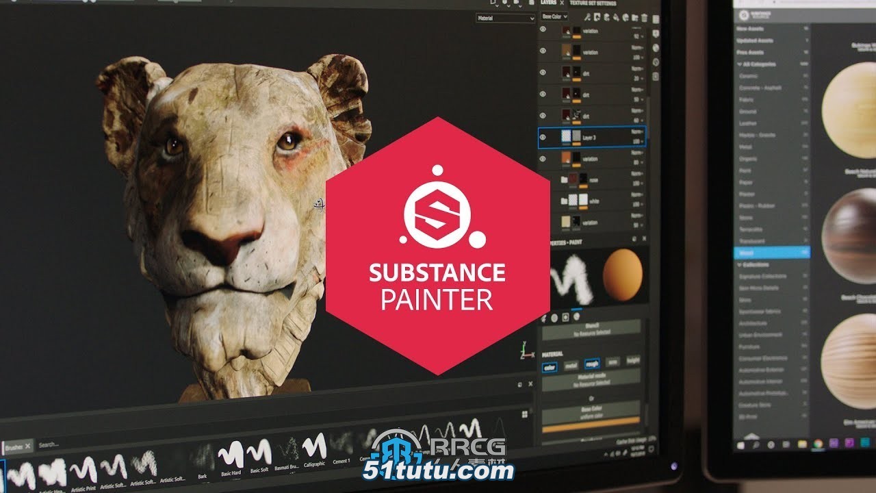 substance 3d painter三维纹理材质绘制软件v9.1.2版