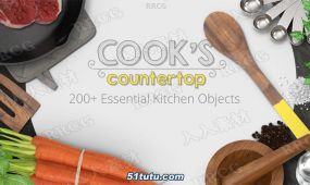 350组厨房用品厨具相关psd模板平面素材合集