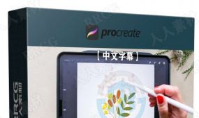 【中文字幕】 procreate风格化野花花卉插图绘制视频教程