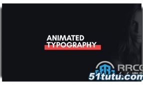 20组简洁极简字体标题设计展示动画ae模板