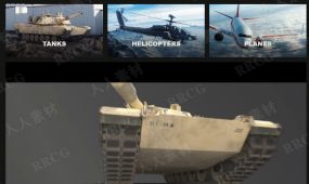 93组飞机坦克真实动画4k高清视频素材合集