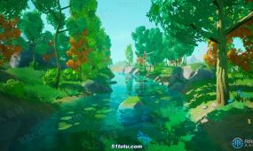 美丽风格化景观世界环境场景unreal engine游戏素材资源