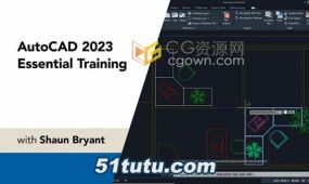 autocad 2023软件新版本功能学习基础视频教程