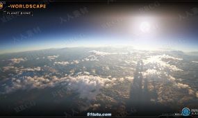 行星世界景观无限创建unreal engine游戏素材资源