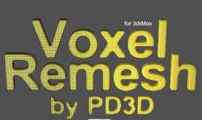 voxel remesh体积塑形3dsmax插件v1.02版