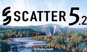 scatter绿色草木环境生态分布blender插件v5.2版