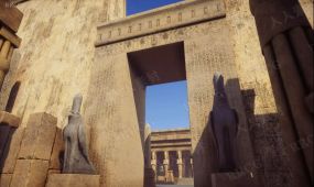 埃及神庙建筑游戏环境场景unity游戏素材资源