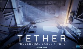 tether程序性电缆绳索unreal engine游戏素材资源