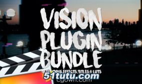 vision plugin bundle fcpx插件包括转场效果标题luts