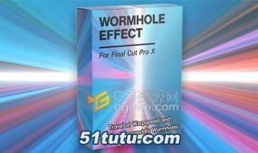 虫洞效果fcpx插件制作速度加速穿越特效wormhole effect