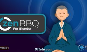 zen bbq可视化斜面修改blender插件v1.01版
