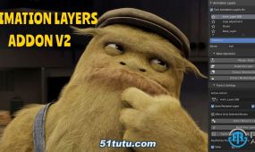 animation layers高效动画编辑blender插件v2.1.3.0版