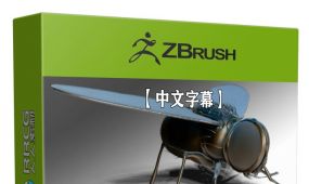 【中文字幕】zbrush逼真苍蝇雕刻建模实例制作视频教程