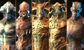 5组人形怪兽异形恐怖角色unity游戏素材资源