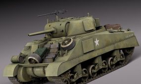 谢尔曼坦克m4a2 sherman tanks 3d模型