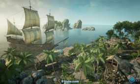 热带海盗岛环境场景unreal engine游戏素材资源