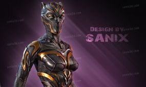 苏里公主黑豹2瓦坎达万岁角色雕刻3d打印模型
