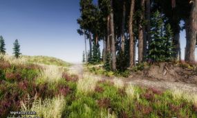 高级树叶树干树木植物环境unity游戏素材资源
