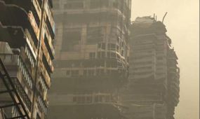 末日战争城市废墟残骸建筑景观3d模型合集