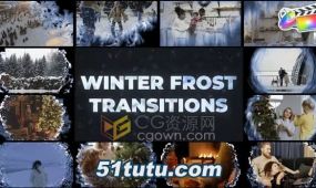 10种冬季霜冻过渡视频转场特效动画fcpx插件下载