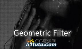 aepr插件geometric filte v1.1.0制作抽象几何视觉化效果
