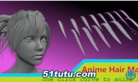anime hair maker人物角色头发制作blender插件v1.5版