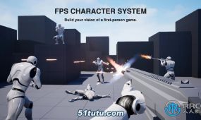 fps角色第一人称射击系统蓝图unreal engine游戏素材