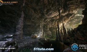 洞穴自然环境场景模块unreal engine游戏素材