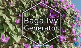baga ivy generator植物生成器blender插件v1.0.5版