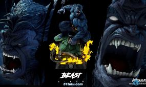 野兽beast超级英雄《x战警》动漫角色雕塑3d打印模型