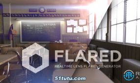 flared lens flares镜头炫光blender插件v1.9.51版