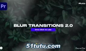 pr模板-模糊过渡blur transitions 2.0