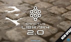 sanctus library procedural materials程序性材质blender插件v2.6版