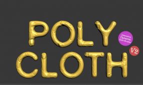 polycloth v2 clothbrush物理布料皱纹褶皱3dsmax插件v2.0.5版