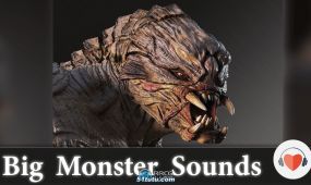 105组大型怪兽配音音效库虚幻引擎ue游戏素材