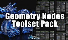 higgsas geometry nodes toolset几何节点工具包blender插件v6版