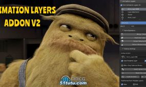 animation layers高效动画编辑blender插件v2.1.6.7版