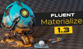 fluent materializer自定义纹理材质库blender插件v1.3.2版