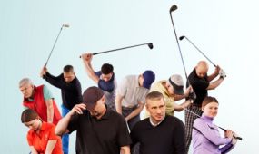 12组高尔夫打球人物角色3d模型合集