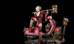 忍者小丑女大锤模特造型dc动漫角色雕塑雕刻3d模型