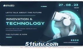 创新世界科技大会成就数字技术宣传片视频ae模板