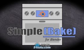 simplebake pbr贴图材质烘焙blender插件v3.4.2版