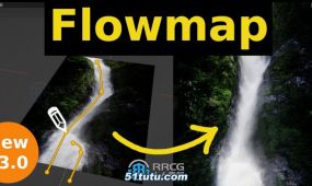 procedural flowmap纹理贴图生成流动动画blender插件v2.0版