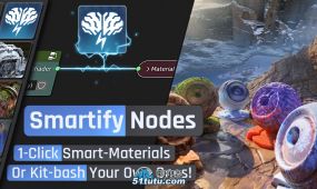 smartify nodes材质特效智能节点blender插件v1.04版