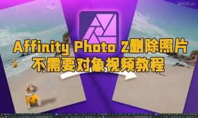 affinity photo 2删除照片不需要对象视频教程