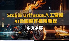 【中文字幕】stable diffusion人工智能ai动画制作视频教程