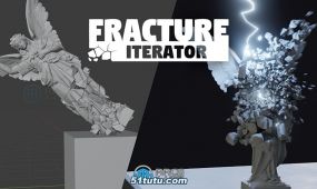 fracture iterator撞击破坏粉碎模拟blender插件v1.6版