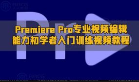 premiere pro专业视频编辑能力初学者入门训练视频教程
