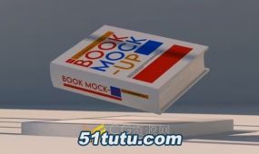 3d书籍和杂志模型图书介绍预订促销广告-ae模板