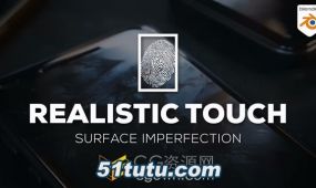realistic touch blender预设200种真实触感表面指纹污渍划痕缺陷...
